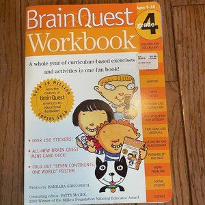 Brain Quest Grade 4 Workbook - Great Homeschooling!